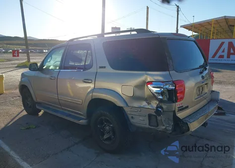 2001 Toyota Sequoia Sr5 V8 from USA, damaged, VIN 5TDZT34A21S009719